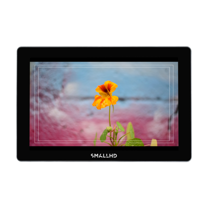 SmallHD Indie 7 front view with image on screen