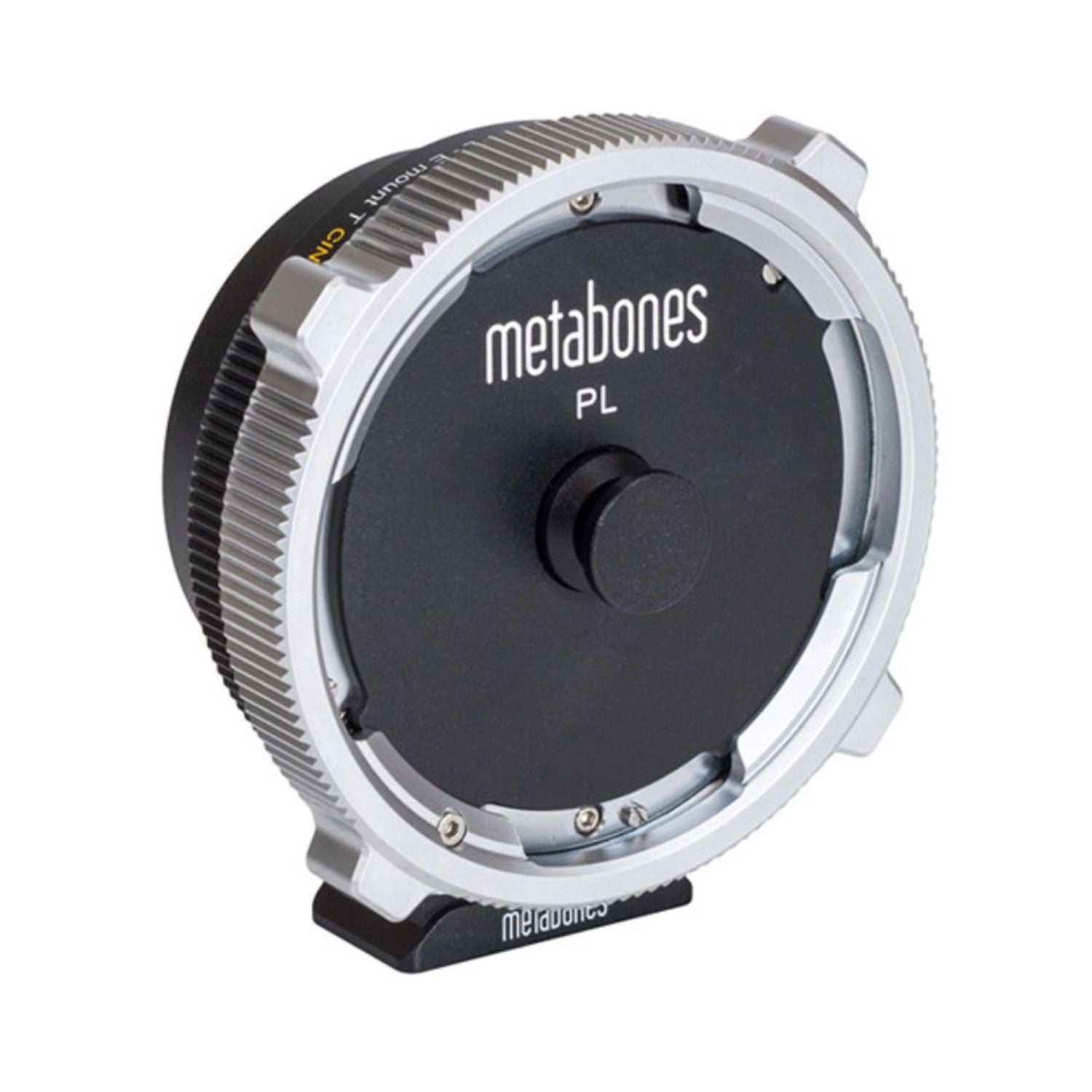 Metabones PL-zu-Sony-E-Adapter mit PL-Mount-Ring und Schraubpunkten