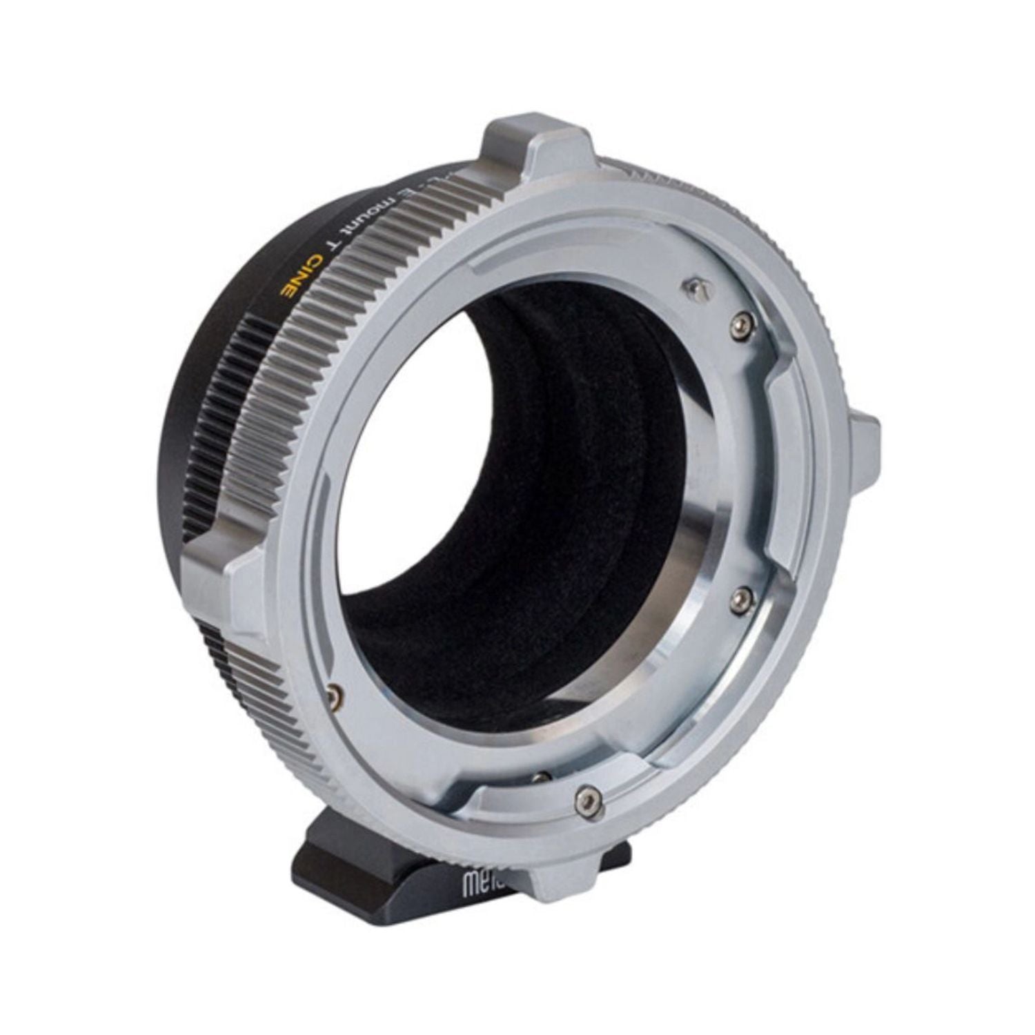 Metabones PL-zu-Sony-E-Adapter, geöffnete Bajonettfassung mit Kontaktstiften