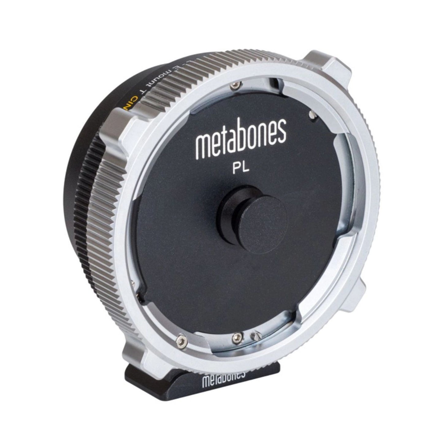 PL-zu-E-Mount Adapter MB_PL-E-BT1, Metallring mit PL-Aufschrift