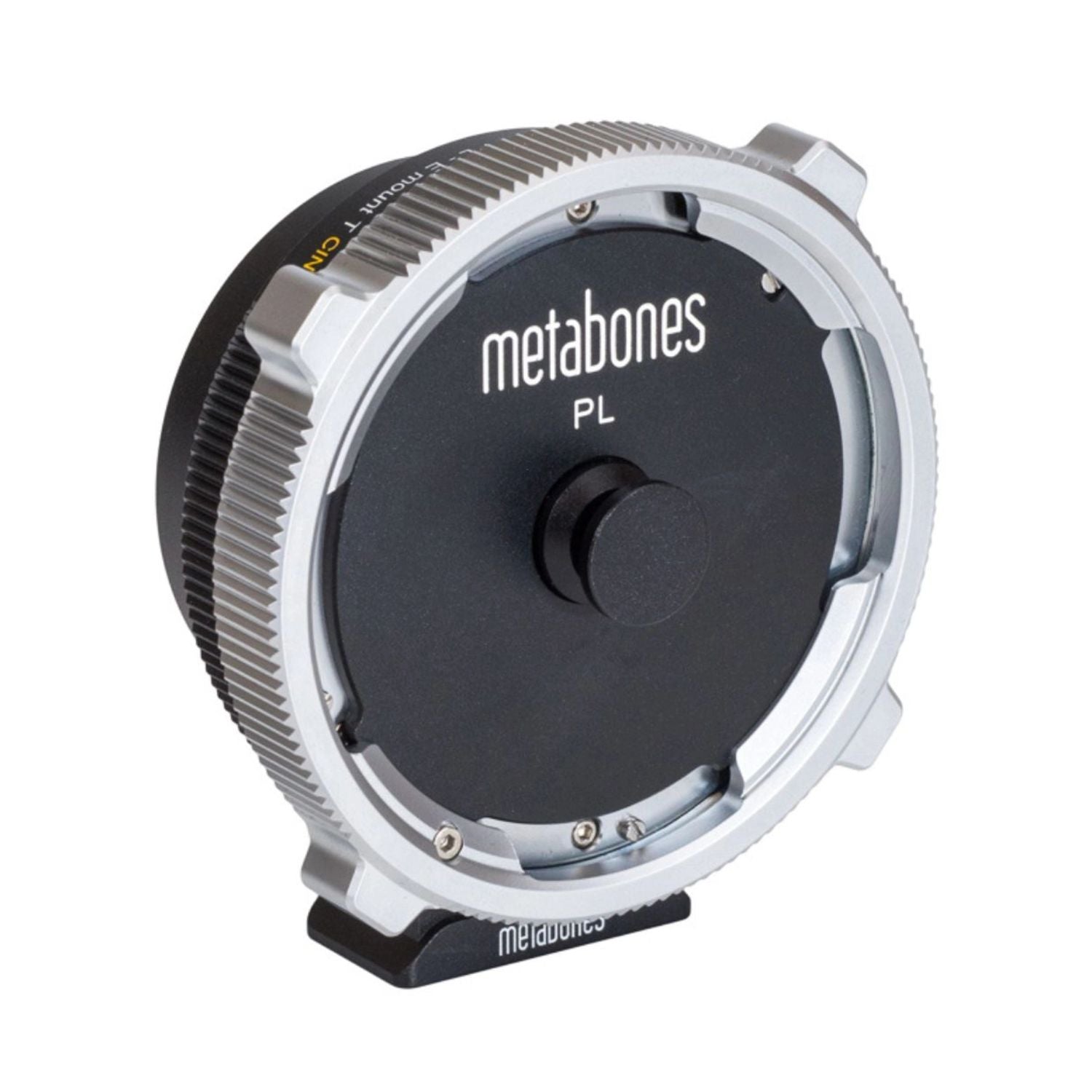 PL-zu-E-Mount Adapter MB_PL-E-BT1, Metallring mit PL-Aufschrift
