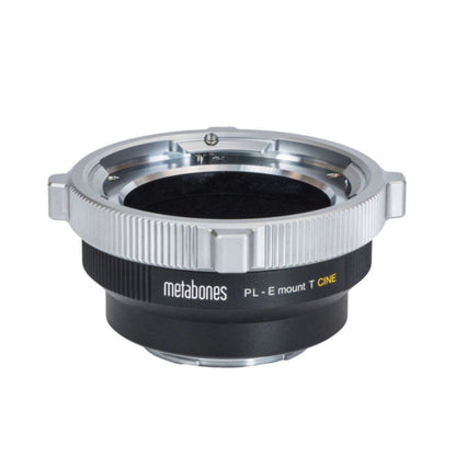 Metabones PL-E Mount Adapter CINE, Oberseite mit Befestigungsringen und Bajonett