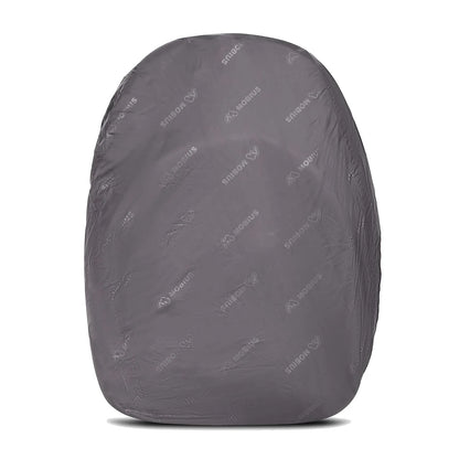 Dark gray protective cover with repeating embossed Mobius branding
