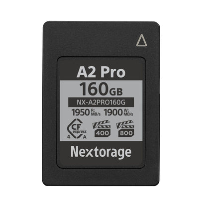 Nextorage CFexpress 4.0 A2 Pro 160GB NX-A2PRO160G memory card, dark
