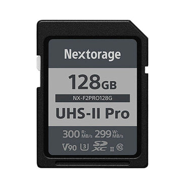 Nextorage NX-F2PRO UHS-II Pro SDXC memory card, 128GB, V90