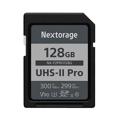Nextorage NX-F2PRO UHS-II Pro SDXC memory card, 128GB, V90