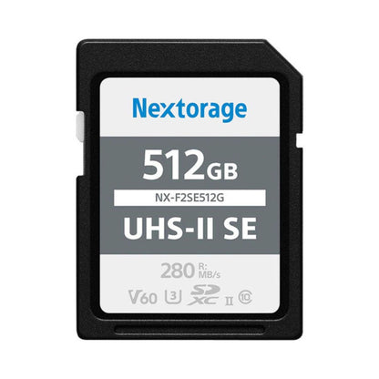 NX-F2SE UHS-II SE 512GB SDXC memory card