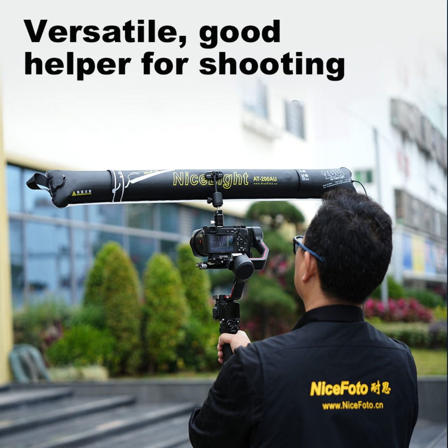 NiceFoto AT-200AU BI-color Inflatable Tube Light