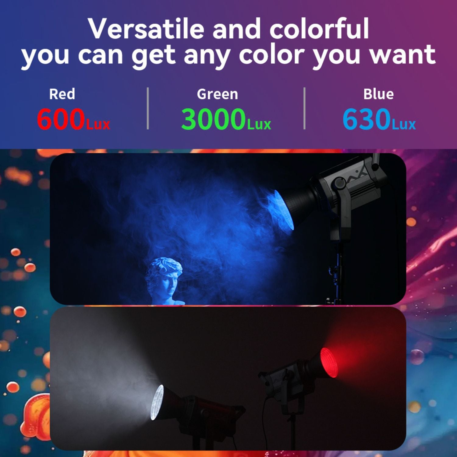 NiceFoto LV-3000C LED Video Light