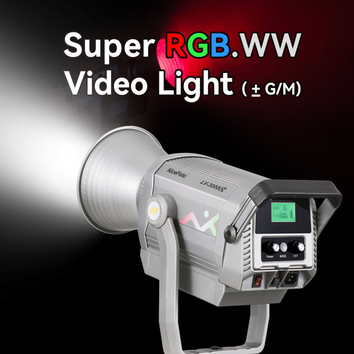 NiceFoto LV-3000C LED Video Light