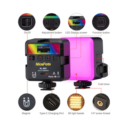 Nicefoto SL-60C TOFU LED Light