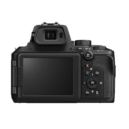 COOLPIX P950 back view with large LCD screen and button cluster