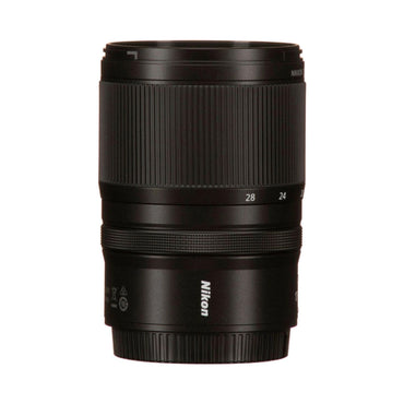 Nikon NIKKOR Z 17-28mm f/2.8 lens, rear end with 28/24 markings