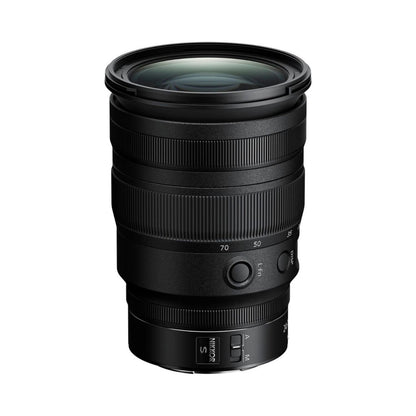 NIKKOR Z 24-70mm f/2.8 S Objektiv, Seitenelemente und Skala am Gehäuse