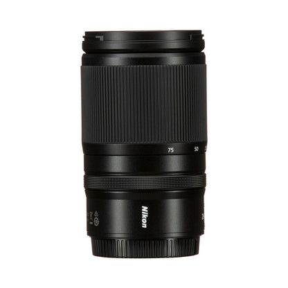 28-75mm f/2.8 lens side profile with zoom scale markings