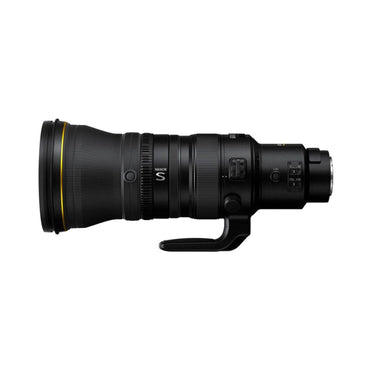 Nikon NIKKOR Z 400mm f/2.8 TC VR S Objektiv seitlich mit Griffbügel