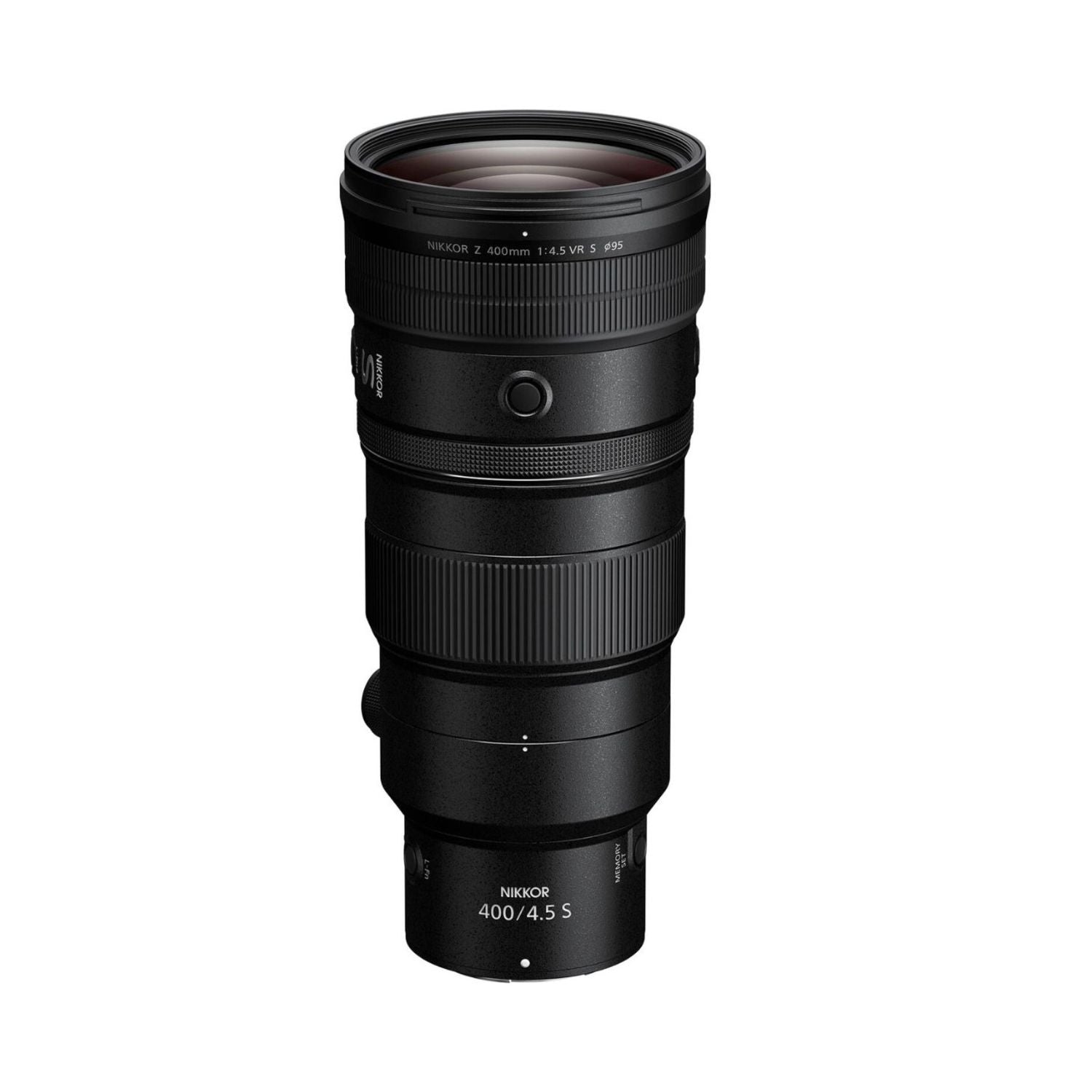 NIKKOR Z 400mm f/4.5 VR S Objektiv, schwarz, geriffelter Fokusring