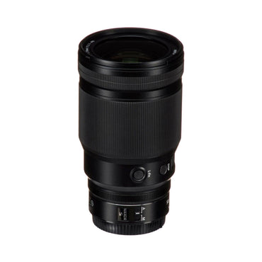 Black Nikon Z 50mm f/1.2 S lens side with control dial and buttons