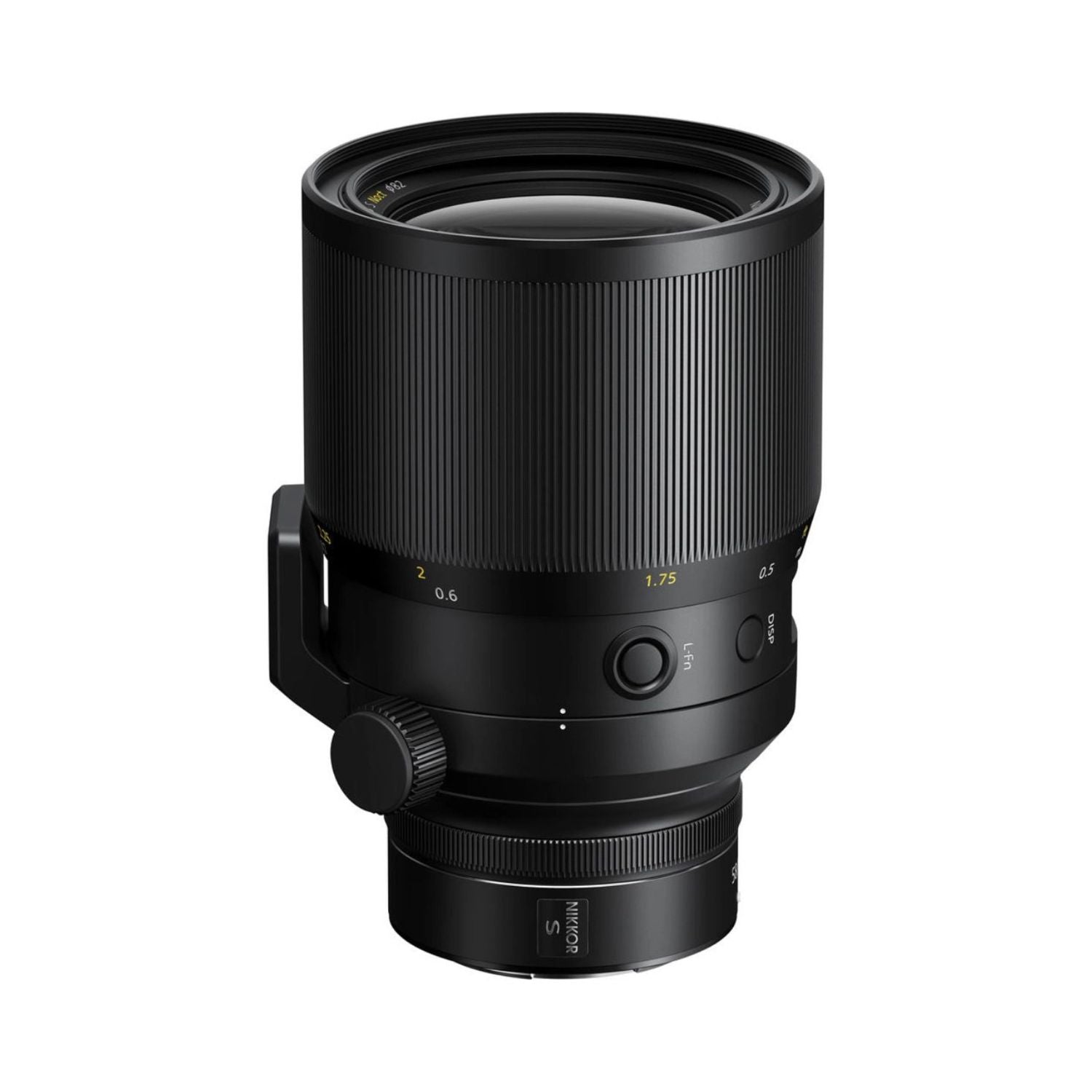 Nikon NIKKOR Z 58mm f/0.95 S Noct lens, side controls and ribbed grip