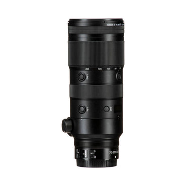 Nikon 70-200mm f/2.8 VR S lens, side view showing VR/focus control area