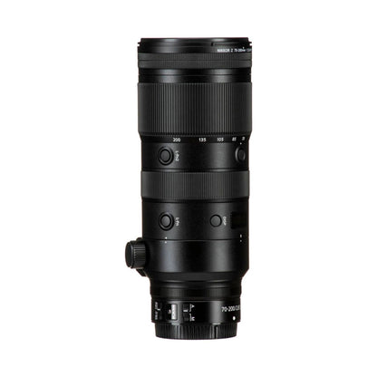 Nikon 70-200mm f/2.8 VR S lens, side view showing VR/focus control area