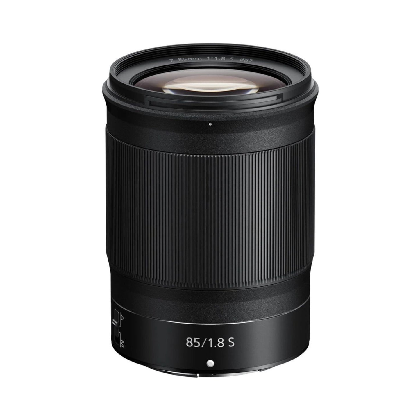 NIKKOR Z 85mm f/1.8 S Objektiv, schwarzer Zylinder mit Frontlinse