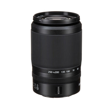 NIKKOR Z DX 50-250mm lens barrel with zoom scale ring and Nikon badge