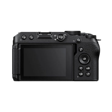 Rückansicht der Nikon Z30 mit Display und Tastenblock