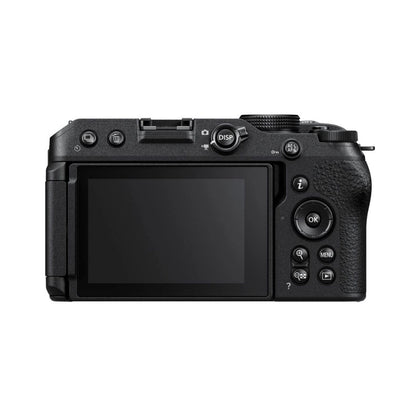 Rückansicht der Nikon Z30 mit Display und Tastenblock