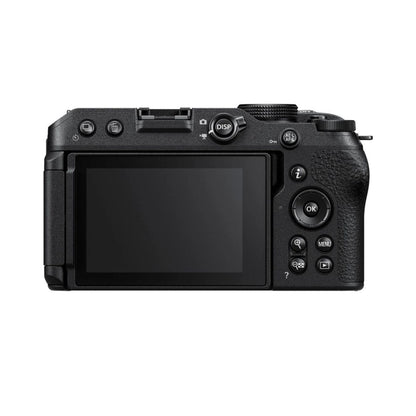 Z30 mirrorless camera rear view with LCD screen and button controls