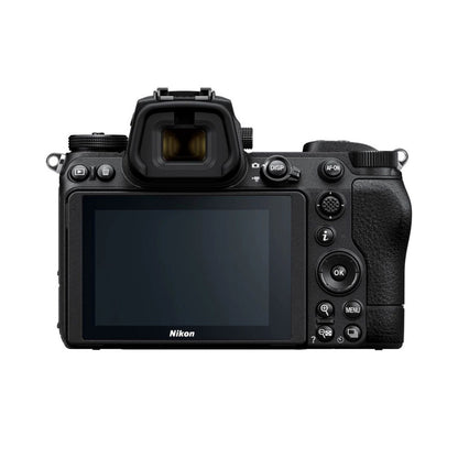 Nikon Z6 II Kamera, Rückansicht mit LCD-Display und Bedientasten