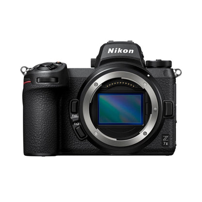 Nikon Z7 II mirrorless camera, front view with lens mount and sensor window