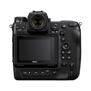 Nikon Z9 Rückseite mit LCD-Display und Tastenrad