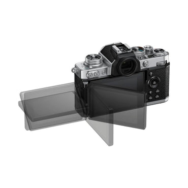 Spiegellose Kamera Z fc, Rückansicht mit ausklappbarem Display und Bedientasten
