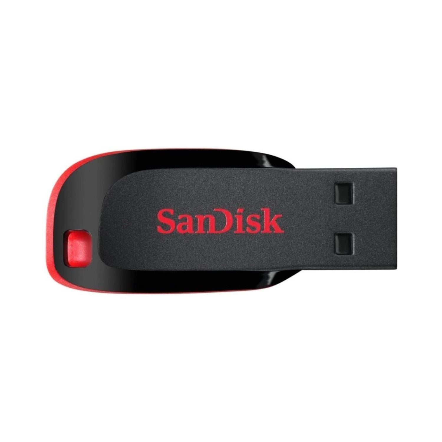 SanDisk Cruzer Blade USB flash drive, logo and USB contacts visible