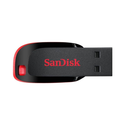 SanDisk Cruzer Blade USB flash drive, logo and USB contacts visible