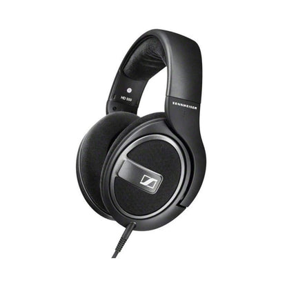 HD 559 wired over-ear headphones in black, headband and attached cable