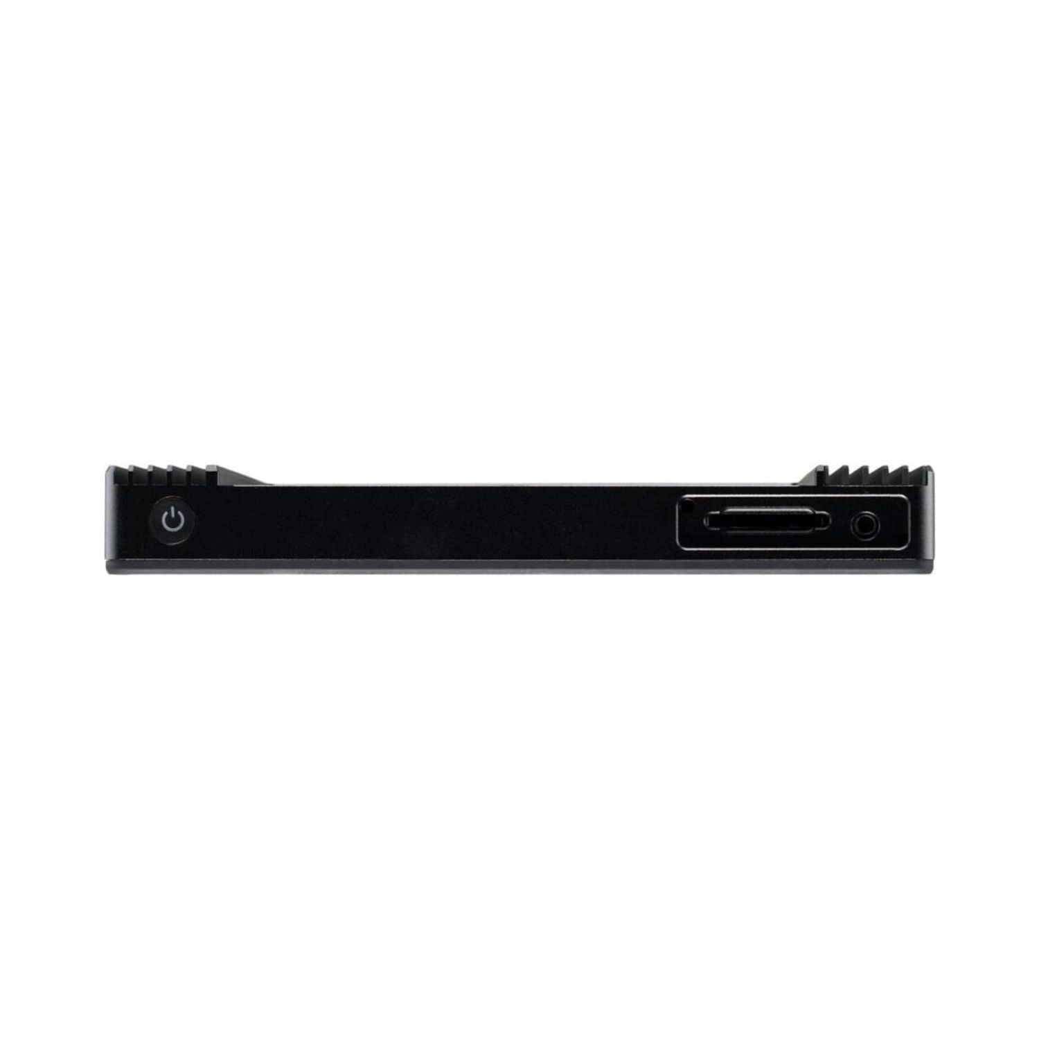 Cine 7 monitor side panel with HDMI and power input