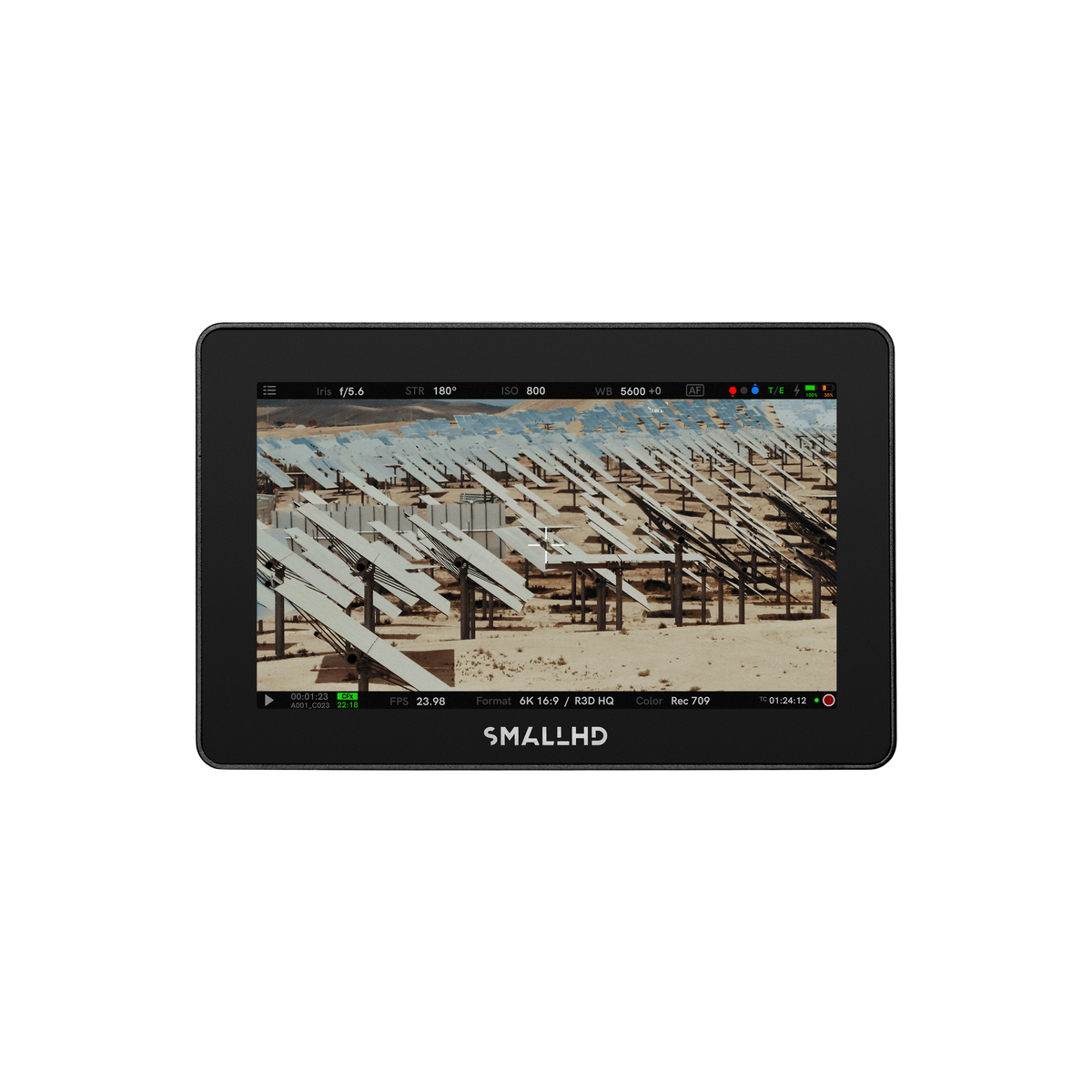 SmallHD Cine 5 on-camera monitor with touchscreen display