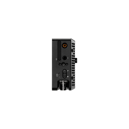 SmallHD Cine 5 monitor side panel with power button and controls