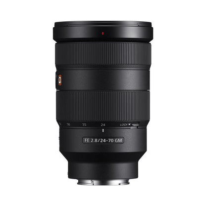FE 24-70mm f/2.8 GM lens: zoom ring scale and “FE 2.8/24-70 GM” label