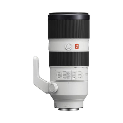 70-200mm f/2.8 GM OSS lens with zoom barrel, white and black exterior