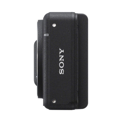 Sony ILX-LR1, side with cover panel and mounting screws
