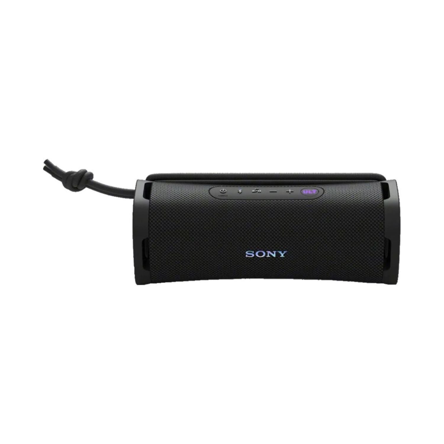 Sony ULT Field 1 portable Bluetooth speaker, black fabric body, control buttons