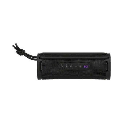 Sony ULT Field 1 portable speaker, top control panel with ULT light, black