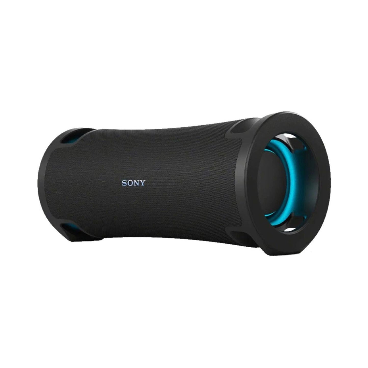 Sony ULT FIELD 7 wireless speaker, black cylindrical design with side light ring