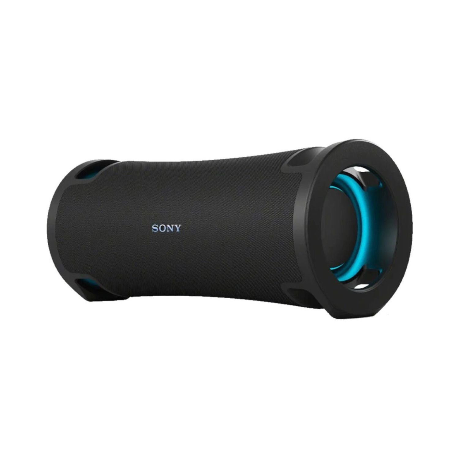 Sony ULT FIELD 7 wireless speaker, black cylindrical design with side light ring
