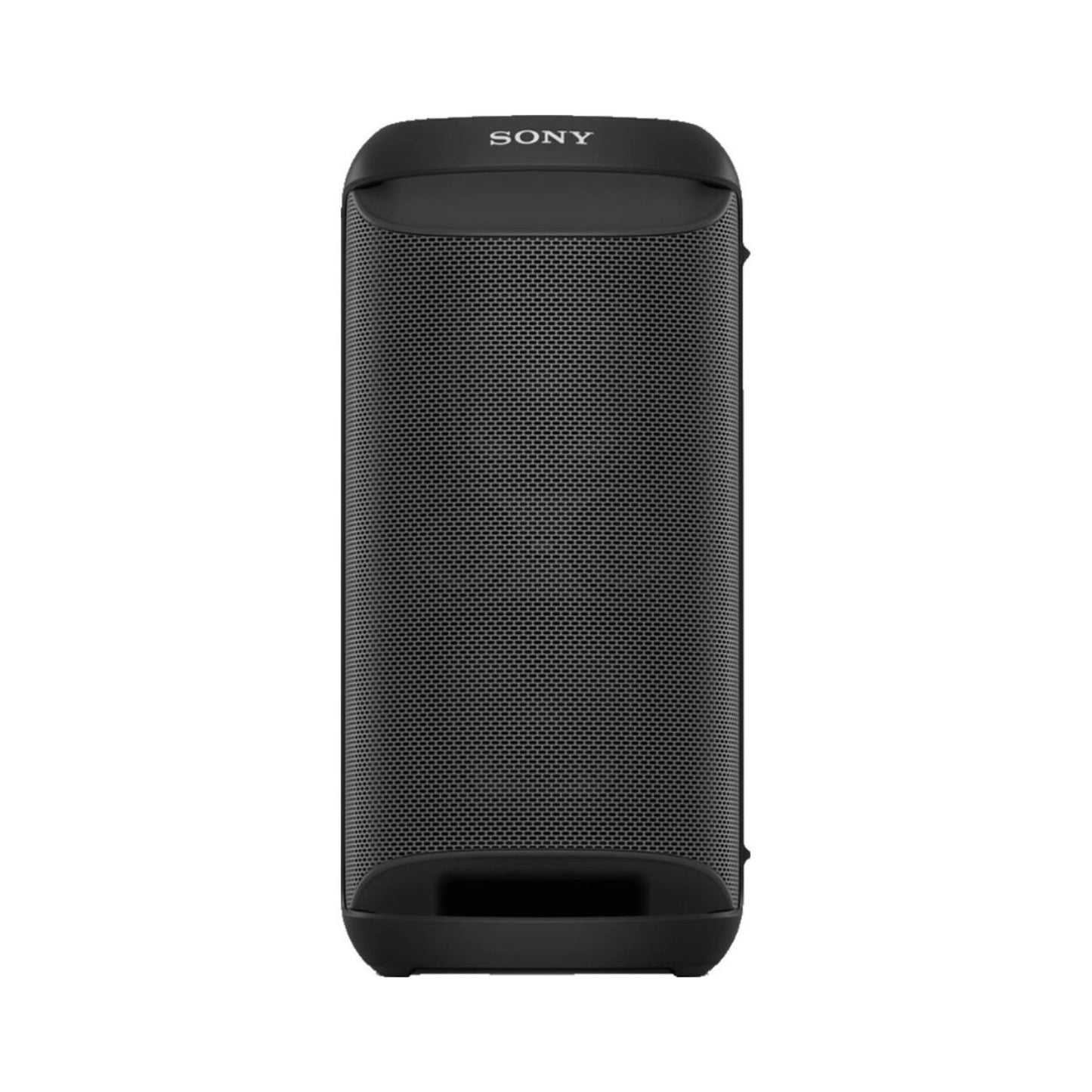 Wireless party speaker XV500, black mesh front with dark base
