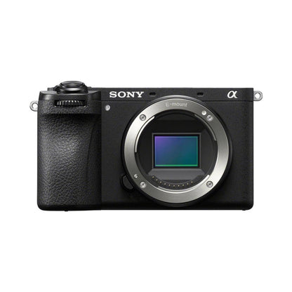 Spiegellose Sony a6700 Kamera, Frontansicht mit E-Mount und Sensorfenster