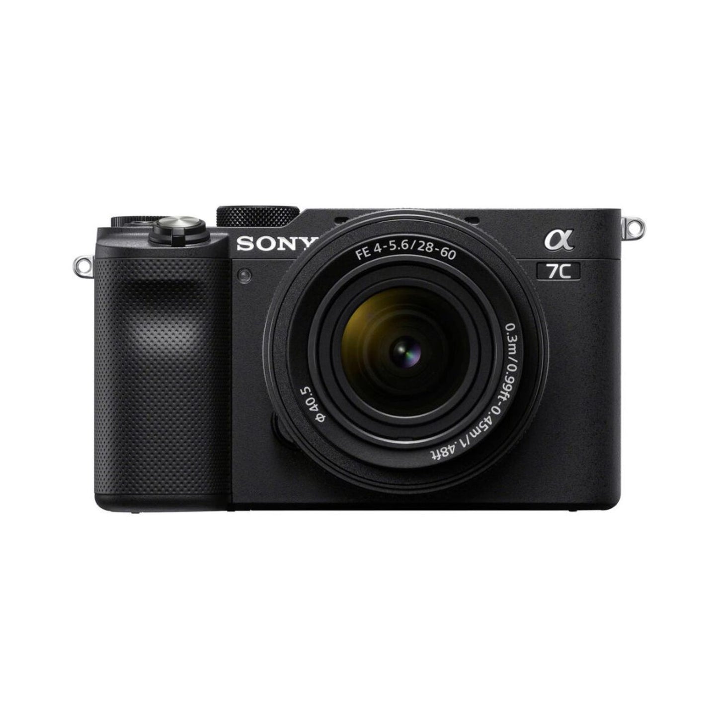 Sony a7C spiegellose Kamera, schwarz, mit 28-60mm Objektiv
